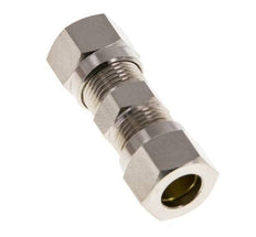 8LL Nickel plated Brass Straight Cutting Fitting 100 bar ISO 8434-1 [2 Pieces]