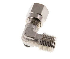 4LL & R1/8'' Nickel plated Brass Elbow Cutting Fitting with Male Threads 100 bar ISO 8434-1 [2 Pieces]