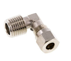 6LL & R1/4'' Nickel plated Brass Elbow Cutting Fitting with Male Threads 100 bar ISO 8434-1 [2 Pieces]