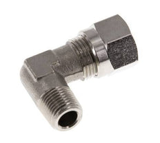 8LL & R1/8'' Nickel plated Brass Elbow Cutting Fitting with Male Threads 100 bar ISO 8434-1 [2 Pieces]