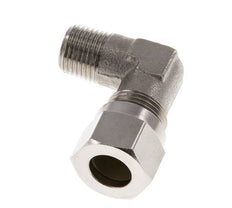 8LL & R1/8'' Nickel plated Brass Elbow Cutting Fitting with Male Threads 100 bar ISO 8434-1 [2 Pieces]