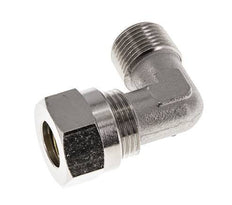 12L & R3/8'' Vernickeltes Messing Winkel-Schneidfitting mit Außengewinde 75 bar ISO 8434-1