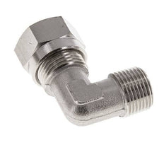 12L & R3/8'' Vernickeltes Messing Winkel-Schneidfitting mit Außengewinde 75 bar ISO 8434-1