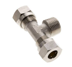 12L & R1/2'' Vernickeltes Messing T-Shape T-Stück mit Außengewinde 75 bar ISO 8434-1