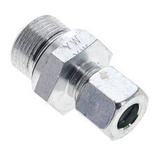 10L & M22x1.5 Zink plated Steel Straight Cutting Fitting with Male Threads 315 bar NBR ISO 8434-1