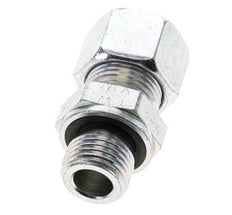 12L & M16x1.5 Zink plated Steel Straight Cutting Fitting with Male Threads 315 bar NBR ISO 8434-1 [2 Pieces]
