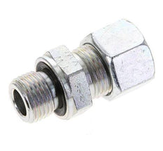 12L & M16x1.5 Zink plated Steel Straight Cutting Fitting with Male Threads 315 bar NBR ISO 8434-1 [2 Pieces]