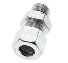 12L & M16x1.5 Zink plated Steel Straight Cutting Fitting with Male Threads 315 bar NBR ISO 8434-1 [2 Pieces]