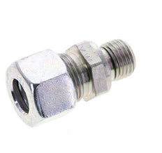 12L & M14x1.5 Zink plated Steel Straight Cutting Fitting with Male Threads 315 bar NBR ISO 8434-1
