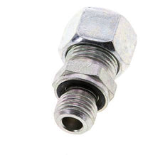 12L & M14x1.5 Zink plated Steel Straight Cutting Fitting with Male Threads 315 bar NBR ISO 8434-1
