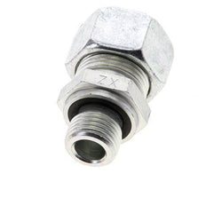 15L & M16x1.5 Zink plated Steel Straight Cutting Fitting with Male Threads 315 bar NBR ISO 8434-1