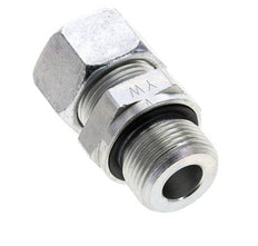 15L & M22x1.5 Zink plated Steel Straight Cutting Fitting with Male Threads 315 bar NBR ISO 8434-1