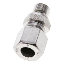 10L & M12x1.5 Stainless Steel Straight Cutting Fitting with Male Threads 315 bar FKM ISO 8434-1