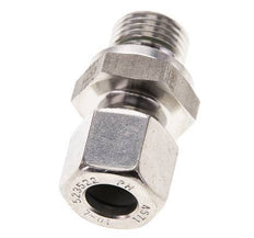 10L & M16x1.5 Stainless Steel Straight Cutting Fitting with Male Threads 315 bar FKM ISO 8434-1