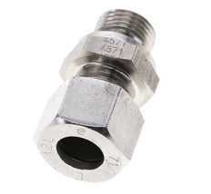 12L & M16x1.5 Stainless Steel Straight Cutting Fitting with Male Threads 315 bar FKM ISO 8434-1