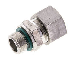 15L & M18x1.5 Stainless Steel Straight Cutting Fitting with Male Threads 315 bar FKM ISO 8434-1