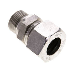 18L & M22x1.5 Stainless Steel Straight Cutting Fitting with Male Threads 315 bar FKM ISO 8434-1
