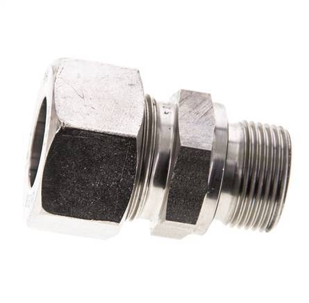 18L & M22x1.5 Stainless Steel Straight Cutting Fitting with Male Threads 315 bar FKM ISO 8434-1