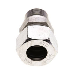 18L & M22x1.5 Stainless Steel Straight Cutting Fitting with Male Threads 315 bar FKM ISO 8434-1