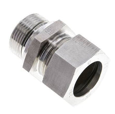 28L & M33x2 Stainless Steel Straight Cutting Fitting with Male Threads 160 bar FKM ISO 8434-1