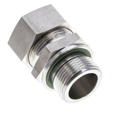 28L & M33x2 Stainless Steel Straight Cutting Fitting with Male Threads 160 bar FKM ISO 8434-1