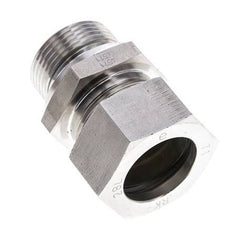 28L & M33x2 Stainless Steel Straight Cutting Fitting with Male Threads 160 bar FKM ISO 8434-1