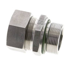 35L & M42x2 Stainless Steel Straight Cutting Fitting with Male Threads 160 bar FKM ISO 8434-1
