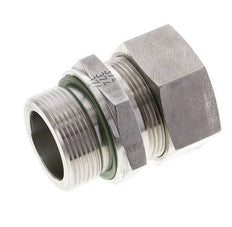 35L & M42x2 Stainless Steel Straight Cutting Fitting with Male Threads 160 bar FKM ISO 8434-1
