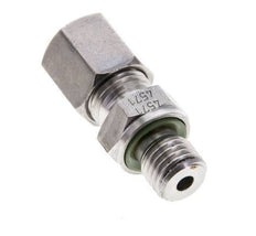 6S & M12x1.5 Stainless Steel Straight Cutting Fitting with Male Threads 630 bar FKM ISO 8434-1