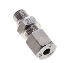 6S & M12x1.5 Stainless Steel Straight Cutting Fitting with Male Threads 630 bar FKM ISO 8434-1