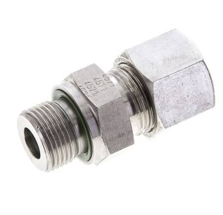 14S & M20x1.5 Stainless Steel Straight Cutting Fitting with Male Threads 630 bar FKM ISO 8434-1