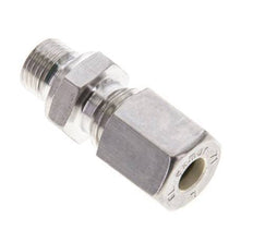 6L & M10x1 Stainless Steel Straight Compression Fitting with Male Threads 315 bar FKM ISO 8434-1