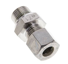 10L & M16x1.5 Stainless Steel Straight Compression Fitting with Male Threads 315 bar FKM ISO 8434-1