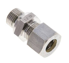 12L & M16x1.5 Stainless Steel Straight Compression Fitting with Male Threads 315 bar FKM ISO 8434-1