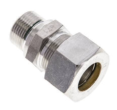 18L & M22x1.5 Stainless Steel Straight Compression Fitting with Male Threads 315 bar FKM ISO 8434-1