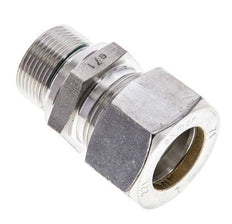 22L & M26x1.5 Stainless Steel Straight Compression Fitting with Male Threads 160 bar FKM ISO 8434-1
