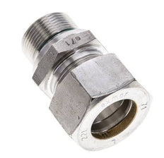 22L & M26x1.5 Stainless Steel Straight Compression Fitting with Male Threads 160 bar FKM ISO 8434-1