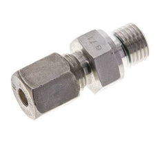 6S & M14x1.5 Stainless Steel Straight Compression Fitting with Male Threads 500 bar FKM ISO 8434-1
