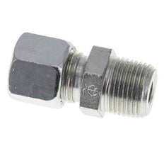 10L & R3/8'' Verzinkter Stahl, gerade Schneidverschraubung mit Außengewinde 315 bar ISO 8434-1