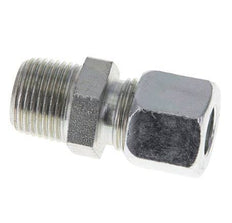 10L & R3/8'' Verzinkter Stahl, gerade Schneidverschraubung mit Außengewinde 315 bar ISO 8434-1