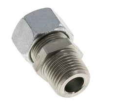 15L & R1/2'' Verzinkter Stahl Geradeschneidende Verschraubung mit Außengewinde 315 bar ISO 8434-1