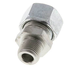 15L & R3/8'' Verzinkter Stahl, gerade Schneidverschraubung mit Außengewinde 315 bar ISO 8434-1