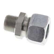 15L & R3/8'' Verzinkter Stahl, gerade Schneidverschraubung mit Außengewinde 315 bar ISO 8434-1