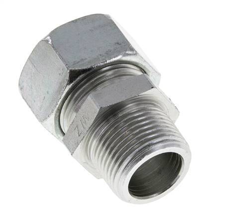 22L & R3/4'' Verzinkter Stahl, gerade Schneidverschraubung mit Außengewinde 160 bar ISO 8434-1