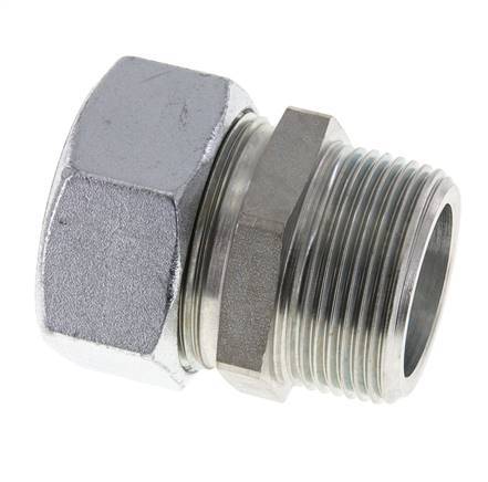 35L & R1-1/4'' Verzinkter Stahl, gerade Schneidverschraubung mit Außengewinde 160 bar ISO 8434-1