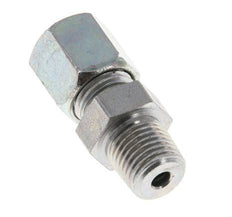 6S & R1/4'' Verzinkter Stahl Geradeschneidende Verschraubung mit Außengewinde 630 bar ISO 8434-1