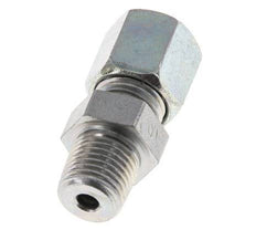6S & R1/4'' Verzinkter Stahl Geradeschneidende Verschraubung mit Außengewinde 630 bar ISO 8434-1