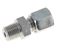 6S & R1/4'' Verzinkter Stahl Geradeschneidende Verschraubung mit Außengewinde 630 bar ISO 8434-1