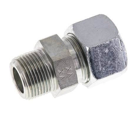 20S & R3/4'' Verzinkter Stahl, gerade Schneidverschraubung mit Außengewinde 400 bar ISO 8434-1