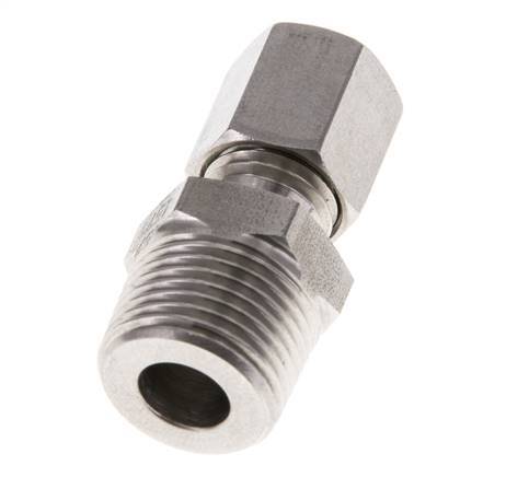 6L & R3/8'' Geradeschneidende Verschraubung aus Edelstahl mit Außengewinde 315 bar ISO 8434-1